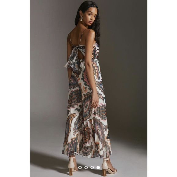 Ranna Gill Multicolor Paisley Jumpsuit - Picture 4 of 8